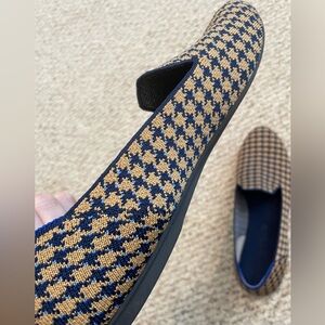 Rothy’s plaid brown/blue